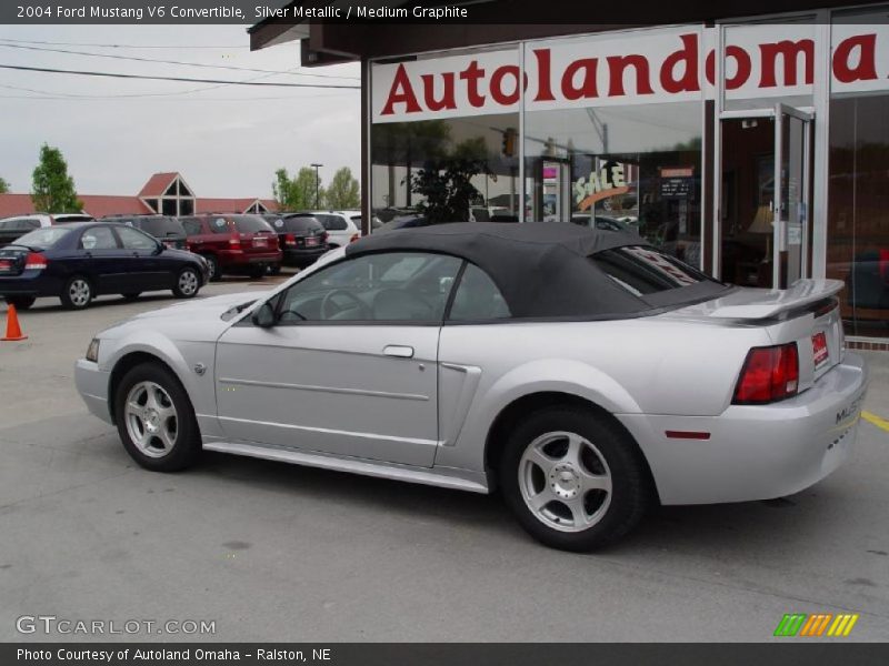 Silver Metallic / Medium Graphite 2004 Ford Mustang V6 Convertible