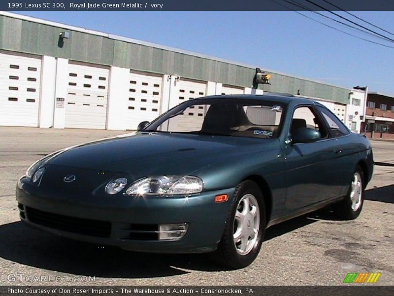 Royal Jade Green Metallic / Ivory 1995 Lexus SC 300