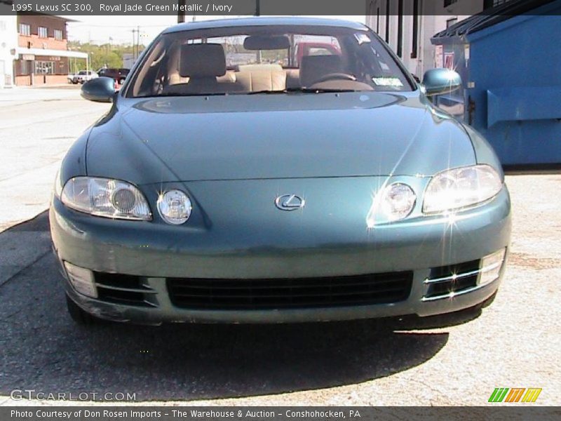 Royal Jade Green Metallic / Ivory 1995 Lexus SC 300