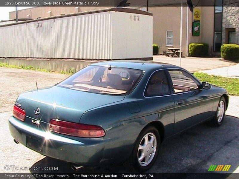 Royal Jade Green Metallic / Ivory 1995 Lexus SC 300