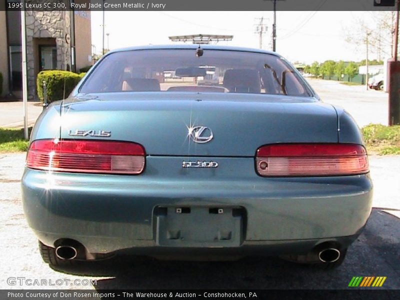 Royal Jade Green Metallic / Ivory 1995 Lexus SC 300