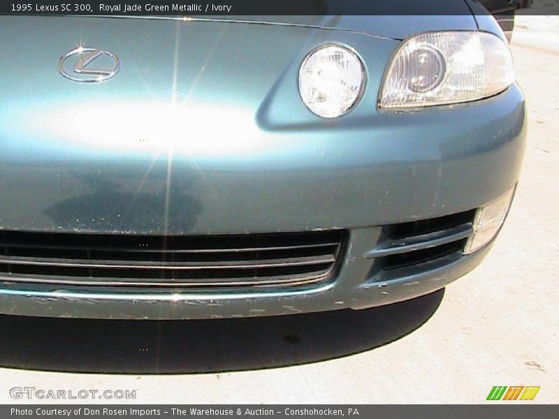 Royal Jade Green Metallic / Ivory 1995 Lexus SC 300