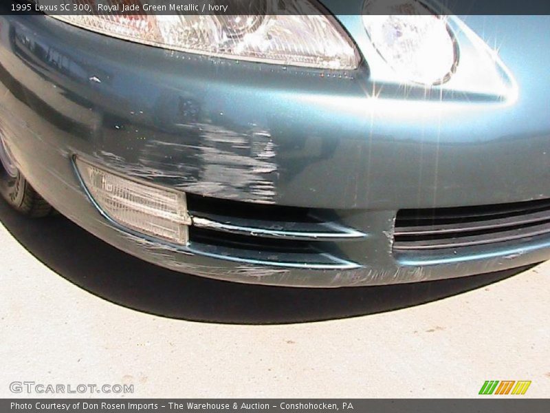 Royal Jade Green Metallic / Ivory 1995 Lexus SC 300