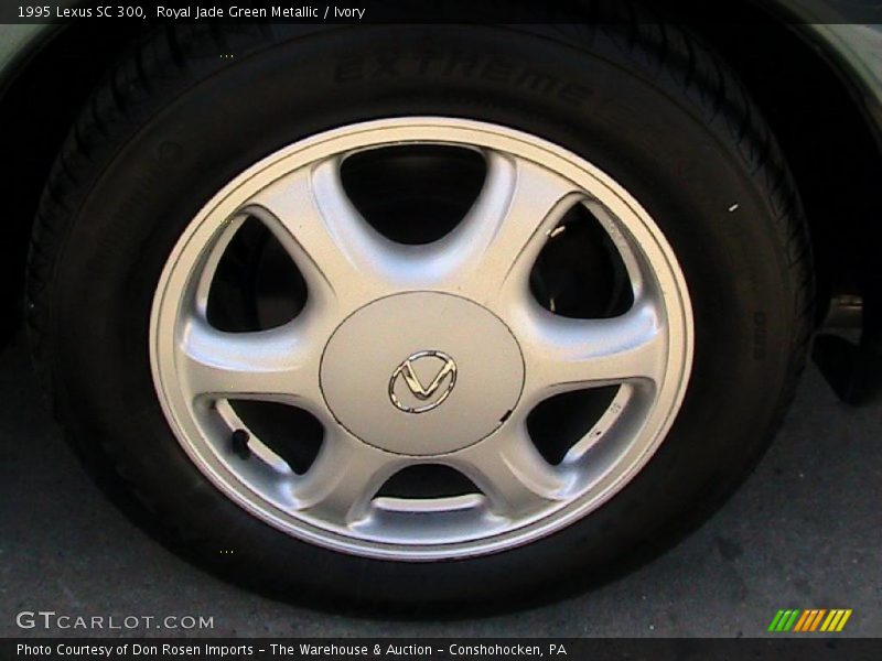 Royal Jade Green Metallic / Ivory 1995 Lexus SC 300