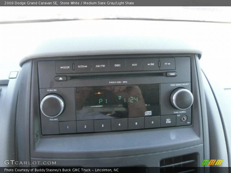 Stone White / Medium Slate Gray/Light Shale 2009 Dodge Grand Caravan SE