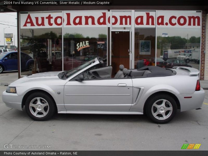 Silver Metallic / Medium Graphite 2004 Ford Mustang V6 Convertible