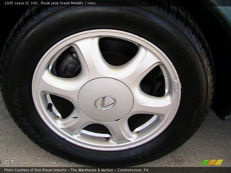 Royal Jade Green Metallic / Ivory 1995 Lexus SC 300