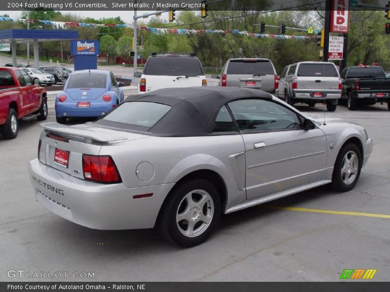 Silver Metallic / Medium Graphite 2004 Ford Mustang V6 Convertible