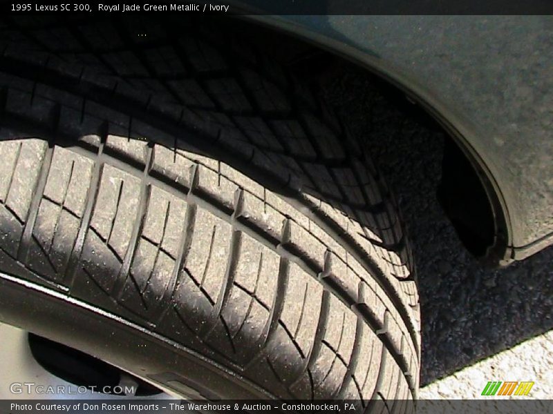 Royal Jade Green Metallic / Ivory 1995 Lexus SC 300