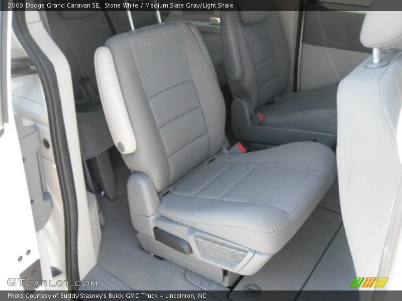 Stone White / Medium Slate Gray/Light Shale 2009 Dodge Grand Caravan SE