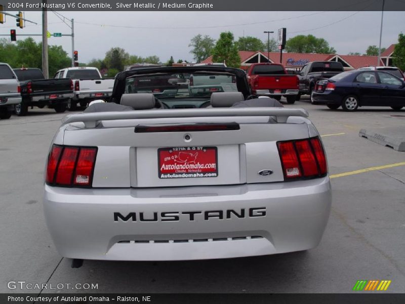 Silver Metallic / Medium Graphite 2004 Ford Mustang V6 Convertible
