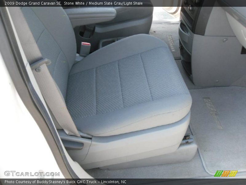 Stone White / Medium Slate Gray/Light Shale 2009 Dodge Grand Caravan SE