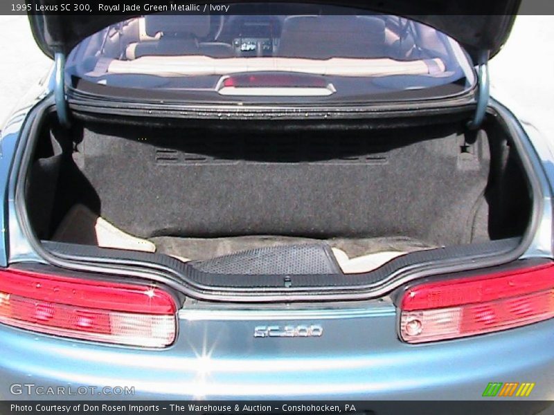 Royal Jade Green Metallic / Ivory 1995 Lexus SC 300
