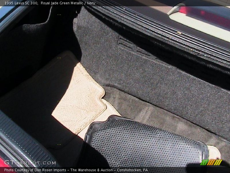 Royal Jade Green Metallic / Ivory 1995 Lexus SC 300