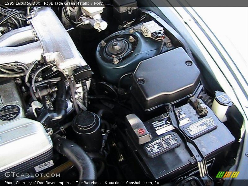 Royal Jade Green Metallic / Ivory 1995 Lexus SC 300