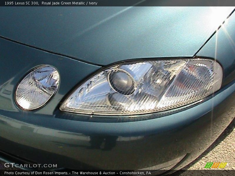 Royal Jade Green Metallic / Ivory 1995 Lexus SC 300