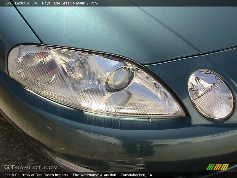 Royal Jade Green Metallic / Ivory 1995 Lexus SC 300