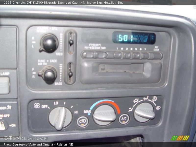Indigo Blue Metallic / Blue 1998 Chevrolet C/K K1500 Silverado Extended Cab 4x4