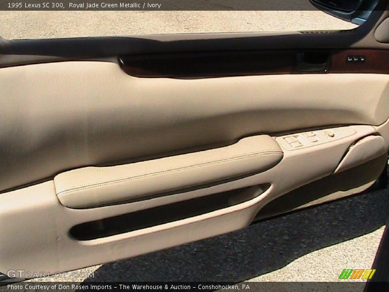 Royal Jade Green Metallic / Ivory 1995 Lexus SC 300