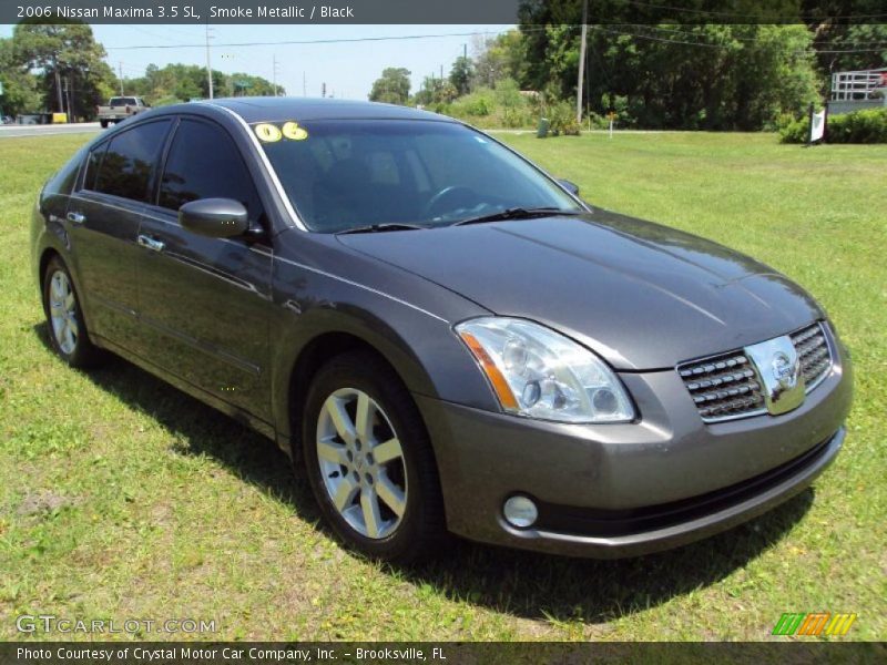 Smoke Metallic / Black 2006 Nissan Maxima 3.5 SL