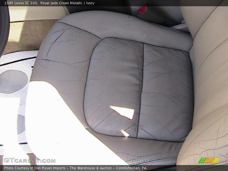 Royal Jade Green Metallic / Ivory 1995 Lexus SC 300