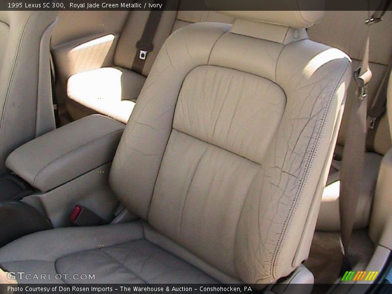 Royal Jade Green Metallic / Ivory 1995 Lexus SC 300