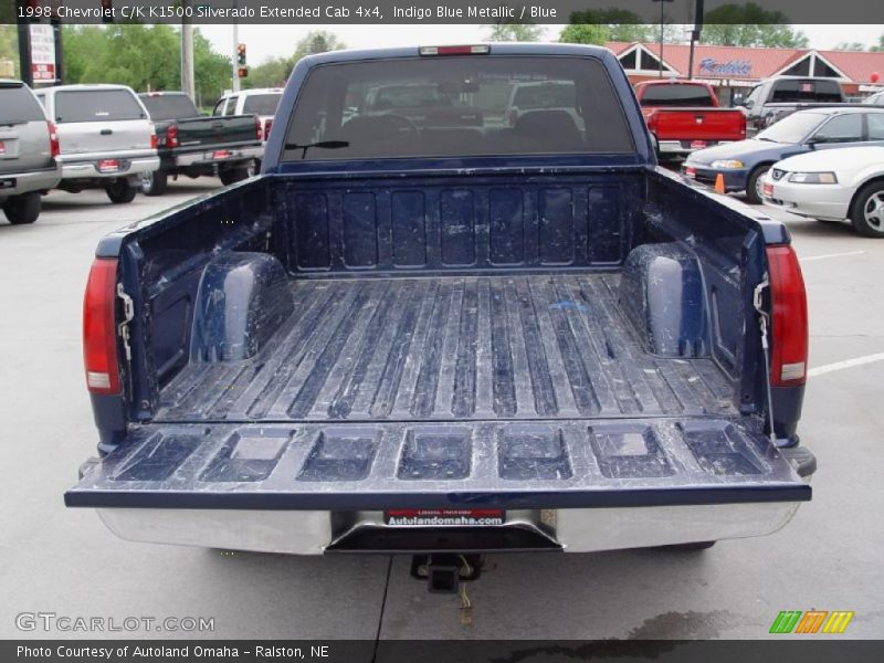 Indigo Blue Metallic / Blue 1998 Chevrolet C/K K1500 Silverado Extended Cab 4x4