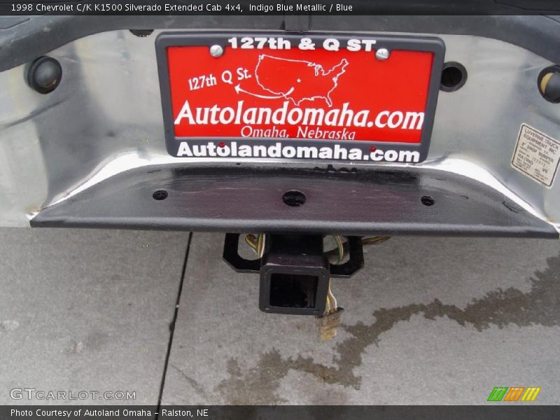 Indigo Blue Metallic / Blue 1998 Chevrolet C/K K1500 Silverado Extended Cab 4x4