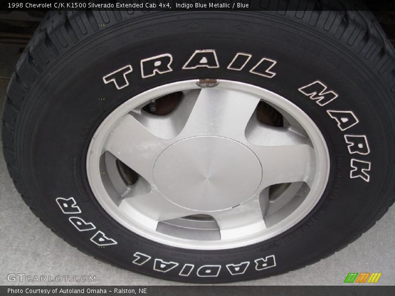 Indigo Blue Metallic / Blue 1998 Chevrolet C/K K1500 Silverado Extended Cab 4x4