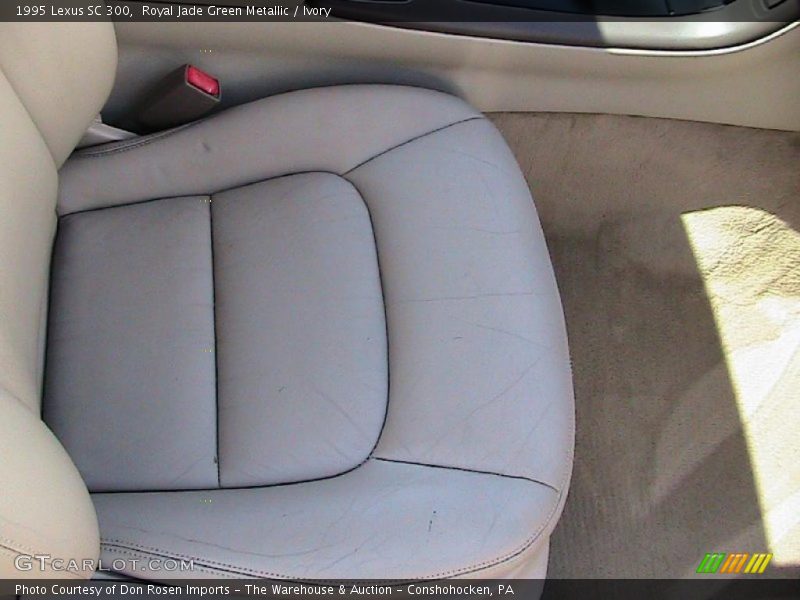 Royal Jade Green Metallic / Ivory 1995 Lexus SC 300