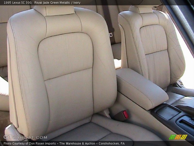 Royal Jade Green Metallic / Ivory 1995 Lexus SC 300