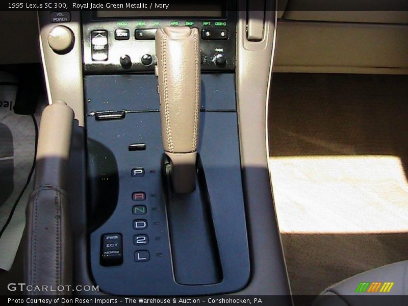 Royal Jade Green Metallic / Ivory 1995 Lexus SC 300