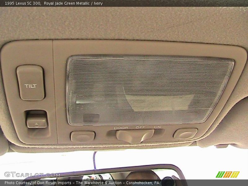 Royal Jade Green Metallic / Ivory 1995 Lexus SC 300