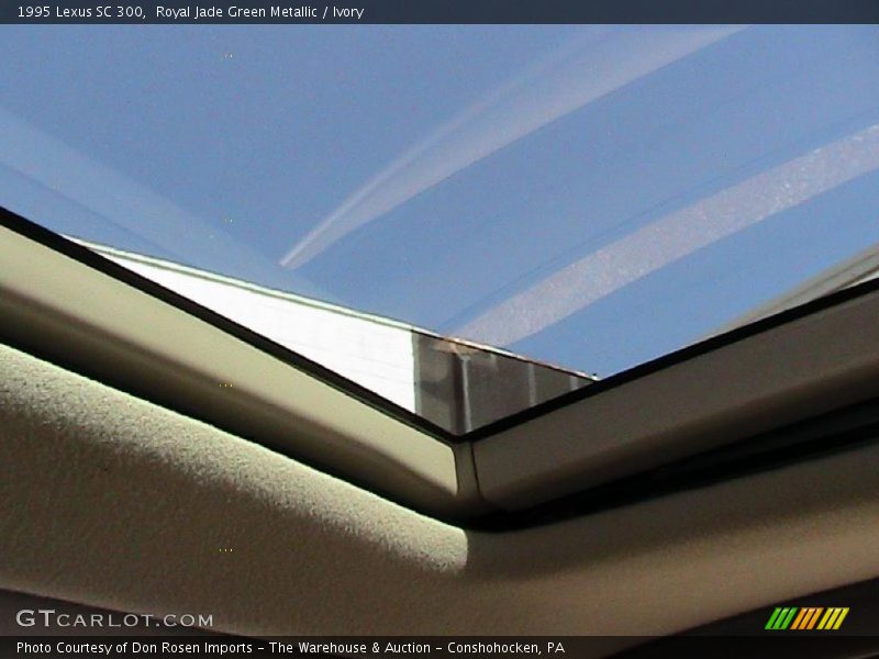 Royal Jade Green Metallic / Ivory 1995 Lexus SC 300