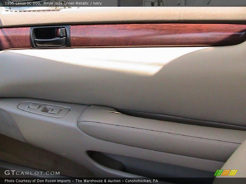 Royal Jade Green Metallic / Ivory 1995 Lexus SC 300