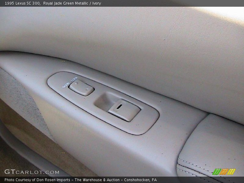 Royal Jade Green Metallic / Ivory 1995 Lexus SC 300