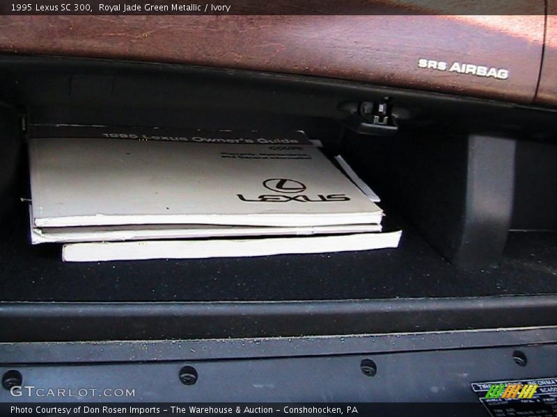 Royal Jade Green Metallic / Ivory 1995 Lexus SC 300