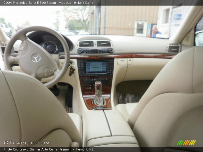 Alabaster White / Stone 2004 Mercedes-Benz E 500 Sedan