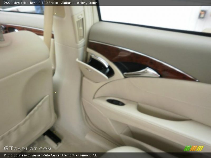 Alabaster White / Stone 2004 Mercedes-Benz E 500 Sedan