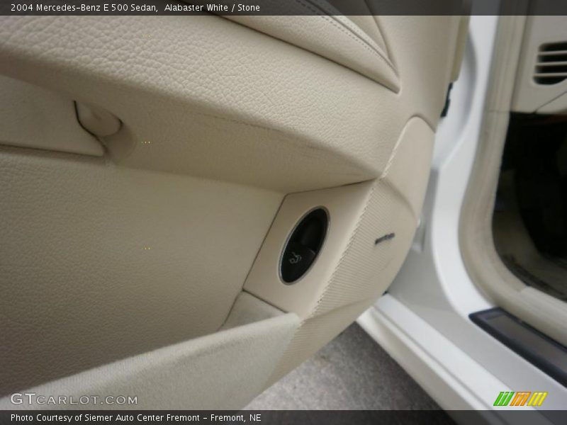 Alabaster White / Stone 2004 Mercedes-Benz E 500 Sedan