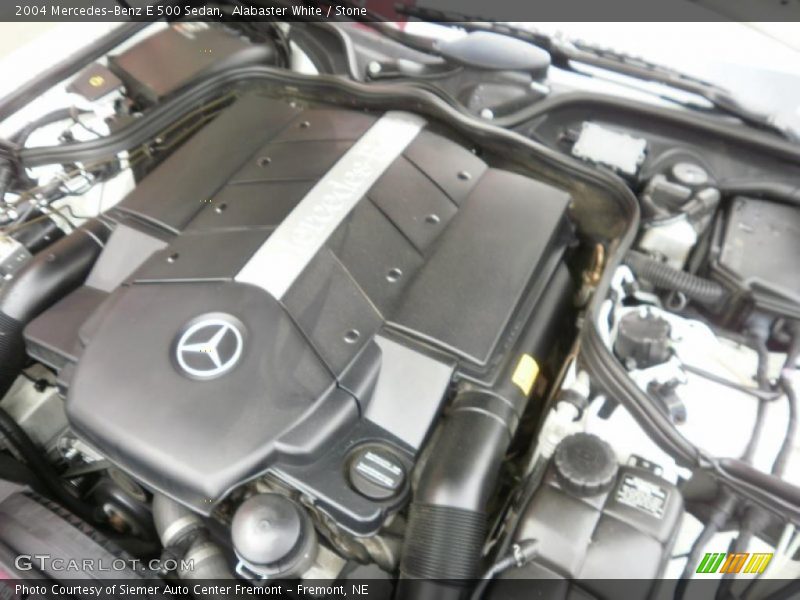 Alabaster White / Stone 2004 Mercedes-Benz E 500 Sedan