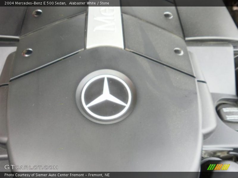 Alabaster White / Stone 2004 Mercedes-Benz E 500 Sedan