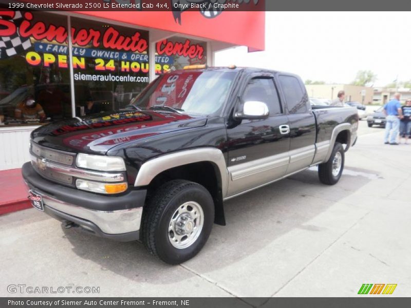 Onyx Black / Graphite 1999 Chevrolet Silverado 2500 LS Extended Cab 4x4