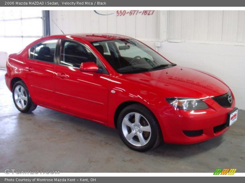 Velocity Red Mica / Black 2006 Mazda MAZDA3 i Sedan
