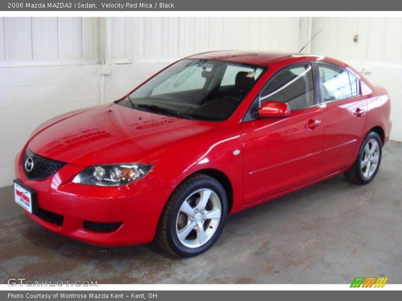 Velocity Red Mica / Black 2006 Mazda MAZDA3 i Sedan