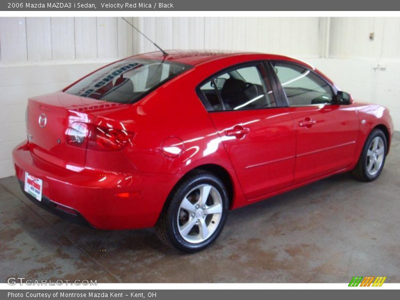 Velocity Red Mica / Black 2006 Mazda MAZDA3 i Sedan