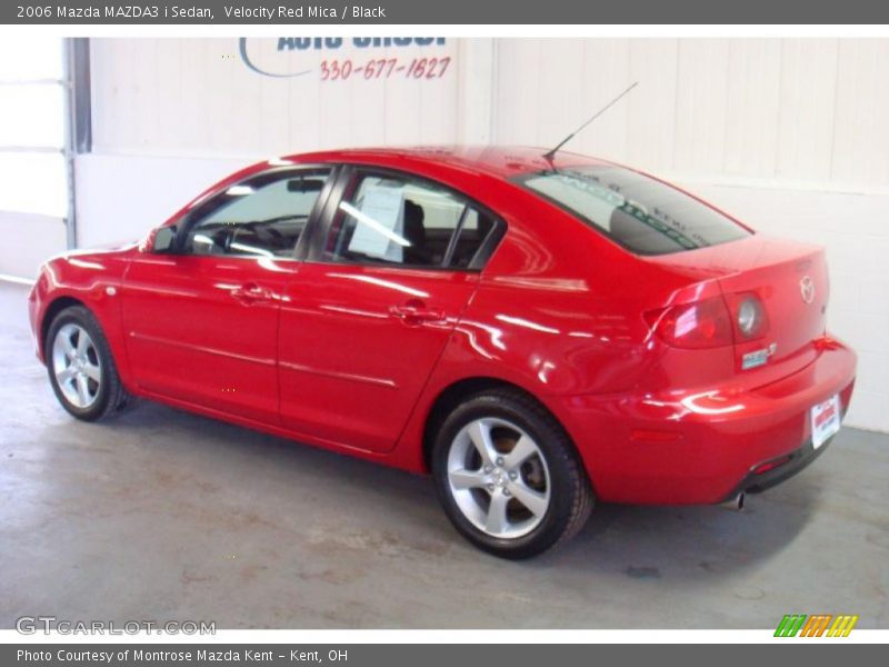 Velocity Red Mica / Black 2006 Mazda MAZDA3 i Sedan