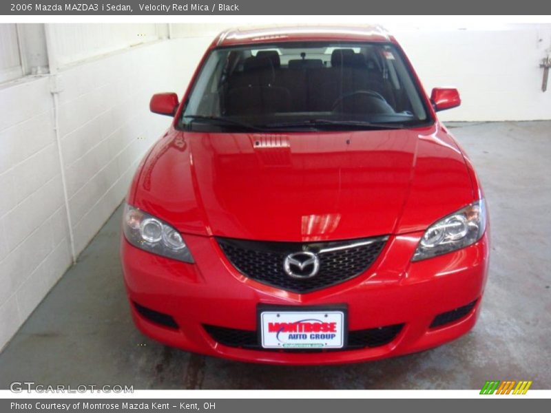Velocity Red Mica / Black 2006 Mazda MAZDA3 i Sedan