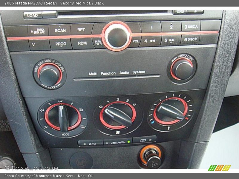 Velocity Red Mica / Black 2006 Mazda MAZDA3 i Sedan