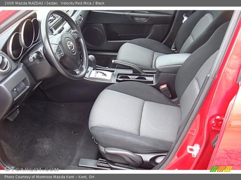Velocity Red Mica / Black 2006 Mazda MAZDA3 i Sedan